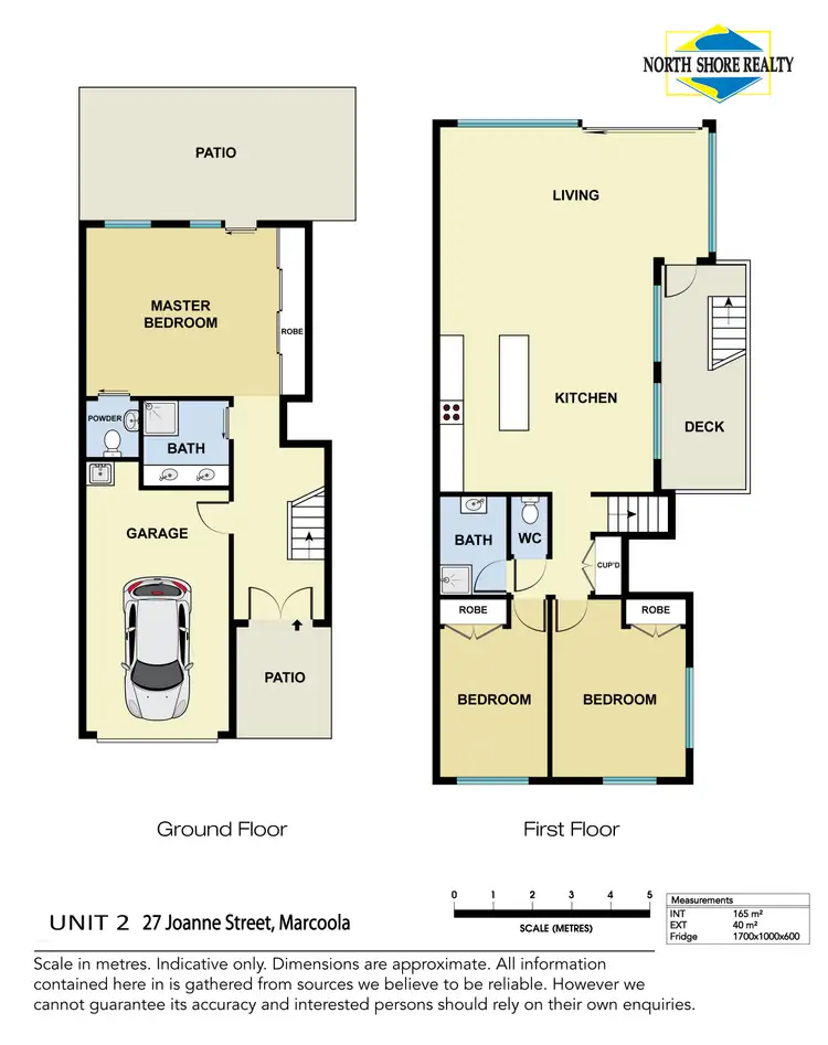 Floorplan of Homely house listing, 1-2/27 Joanne Street, Marcoola QLD 4564
