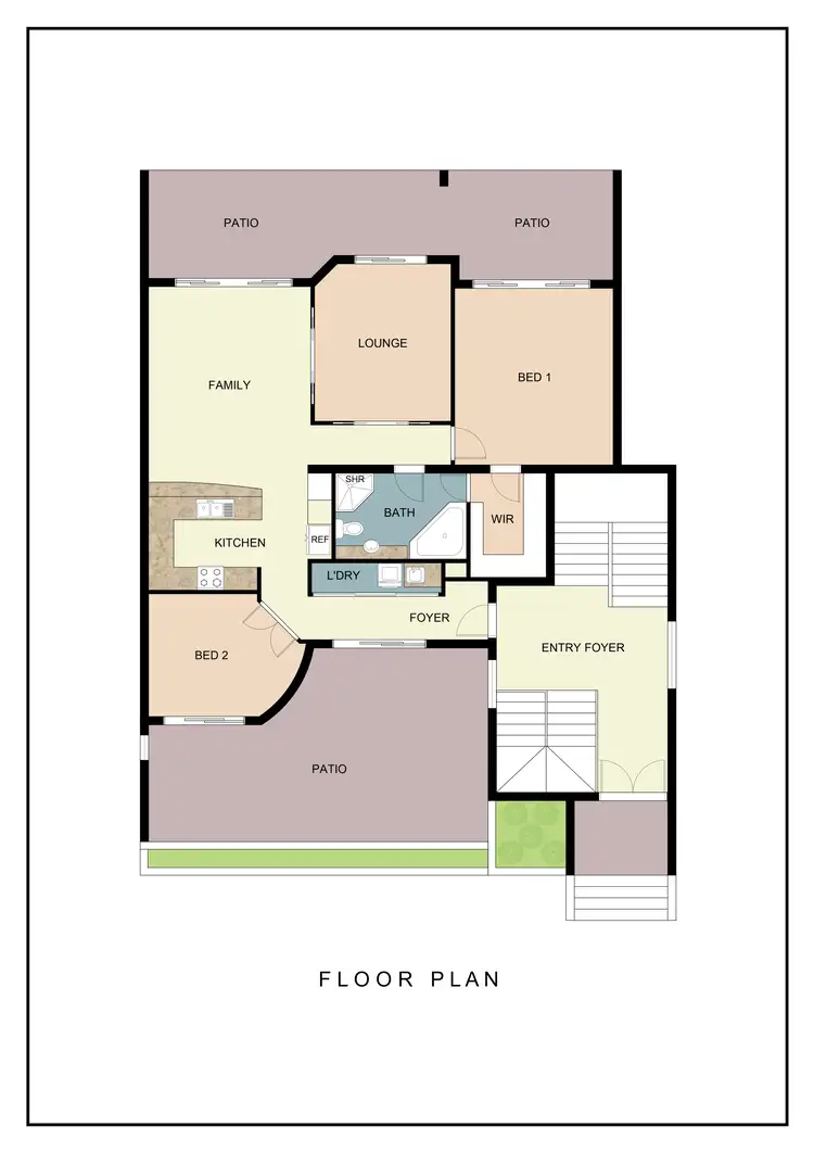 Floorplan of Homely unit listing, U2/2 Second Avenue, Coolum Beach QLD 4573