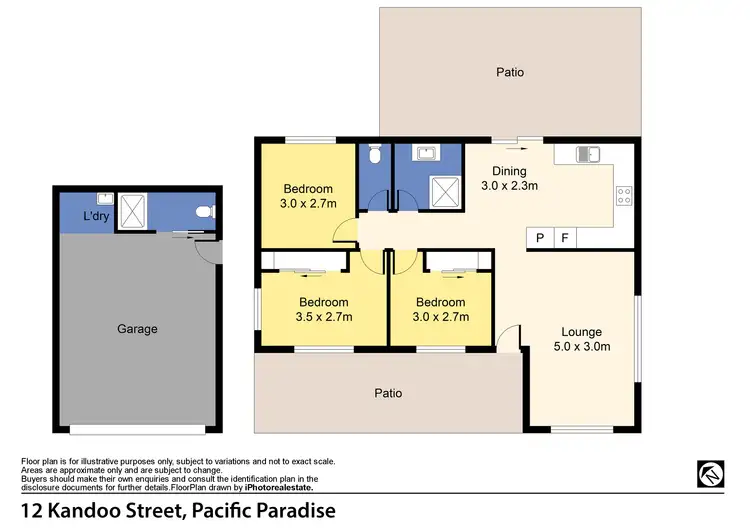 Floorplan of Homely house listing, 12 Kandoo Street, Pacific Paradise QLD 4564