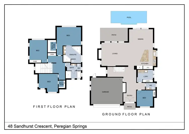 Floorplan of Homely house listing, 48 Sandhurst Crescent, Peregian Springs QLD 4573