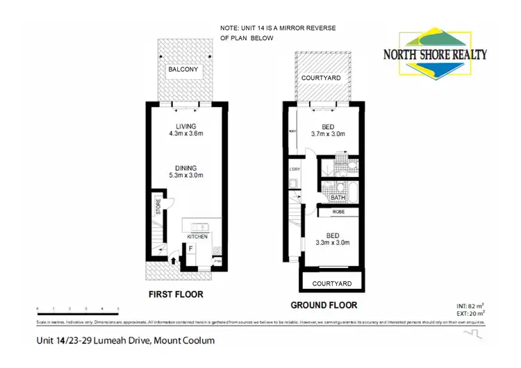 Floorplan of Homely unit listing, U14/23-29 Lumeah Drive, Mount Coolum QLD 4573