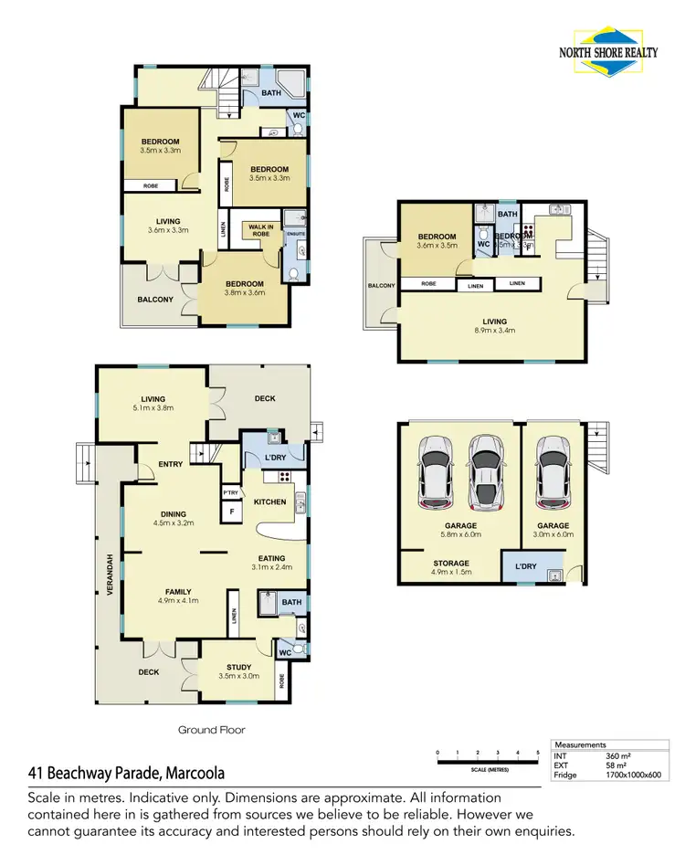 Floorplan of Homely house listing, 41 Beachway Parade, Marcoola QLD 4564