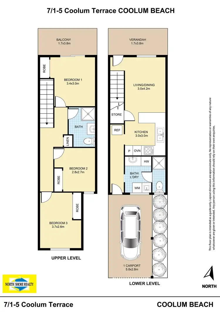 Floorplan of Homely unit listing, 7/1-5 Coolum Terrace, Coolum Beach QLD 4573