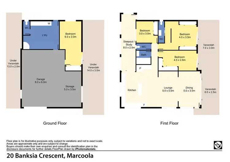 Floorplan of Homely house listing, 20 Banksia Crescent, Marcoola QLD 4564