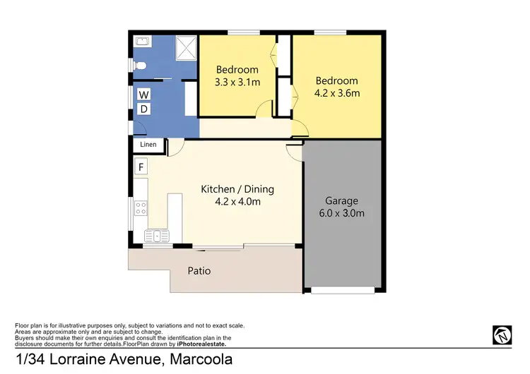 Floorplan of Homely unit listing, U1/34 Lorraine Avenue, Marcoola QLD 4564