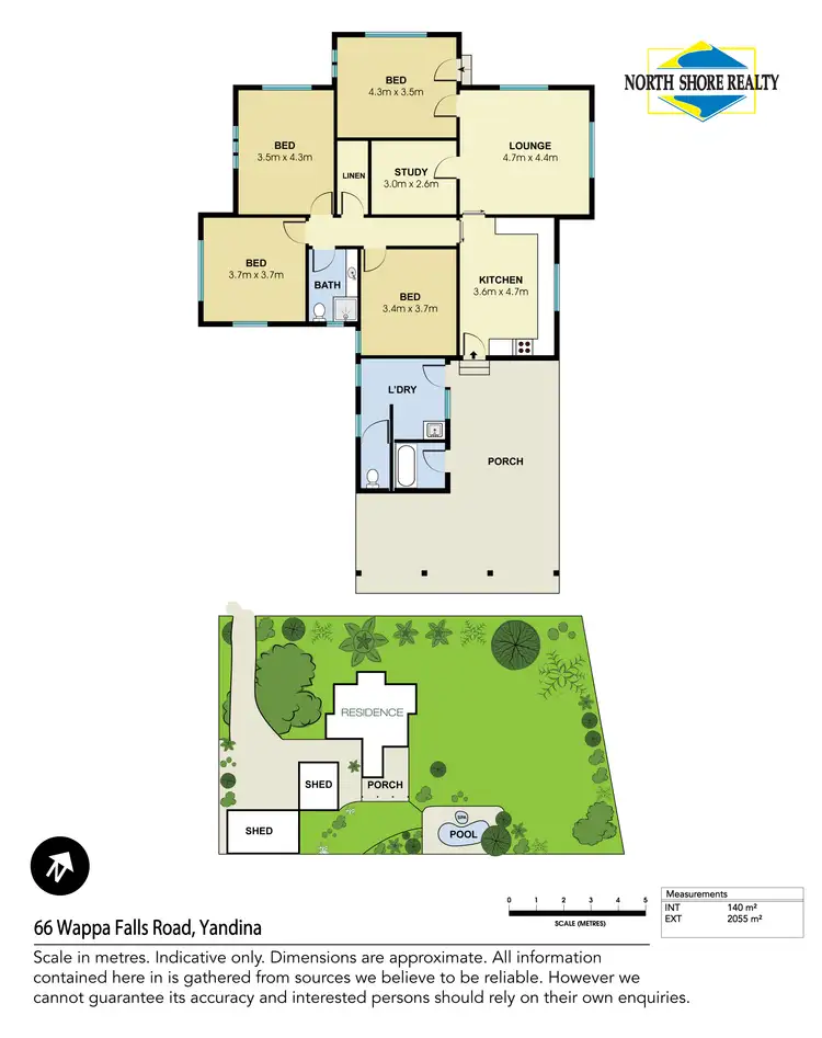 Floorplan of Homely house listing, 66 Wappa Falls Road, Yandina QLD 4561