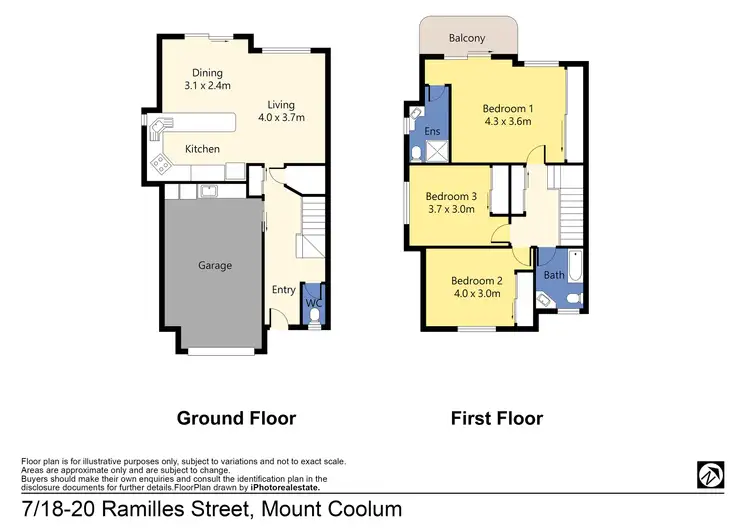 Floorplan of Homely unit listing, U7/18-20 Ramilles Street, Mount Coolum QLD 4573