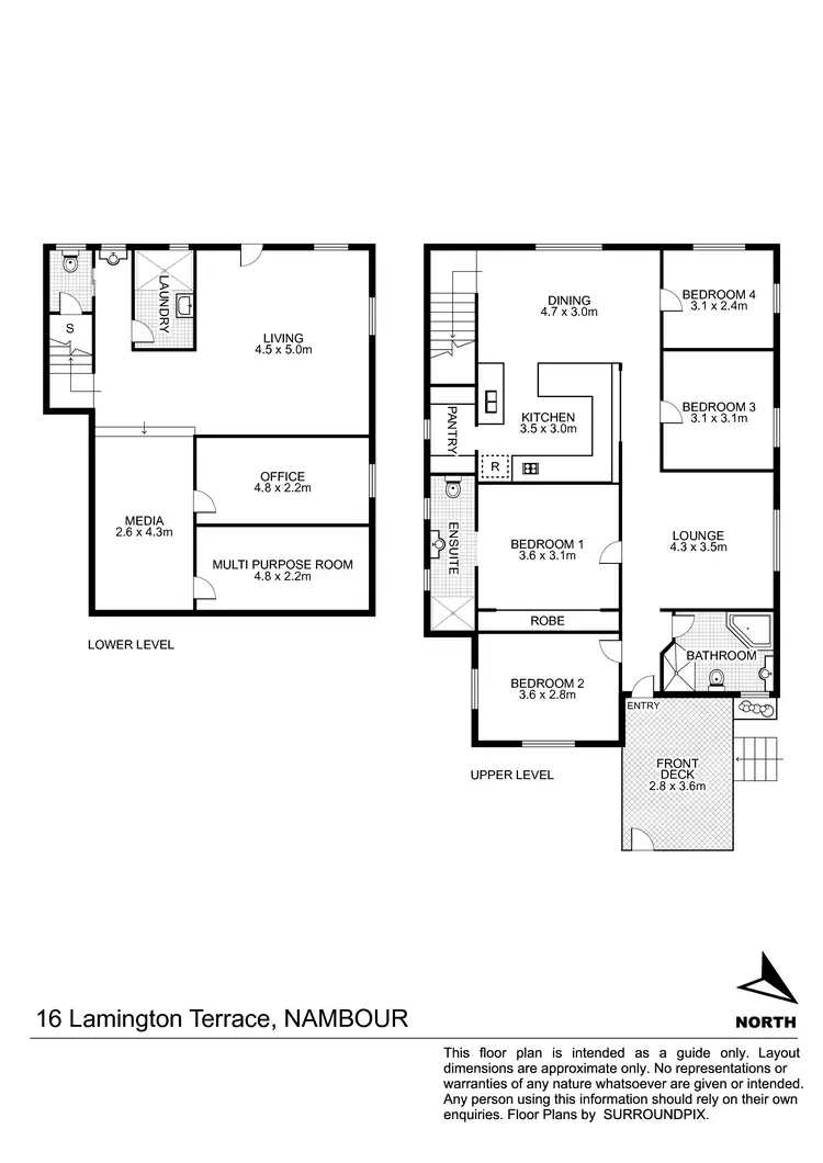 Floorplan of Homely house listing, 16 Lamington Terrace, Nambour QLD 4560