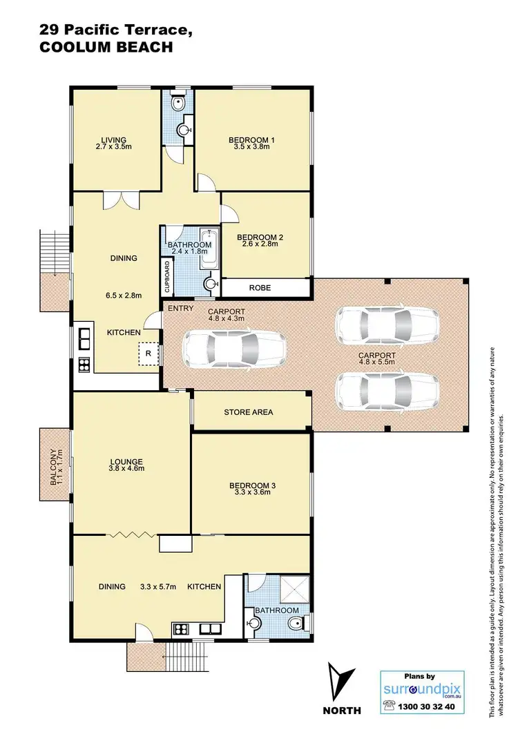 Floorplan of Homely house listing, 29 Pacific Terrace, Coolum Beach QLD 4573