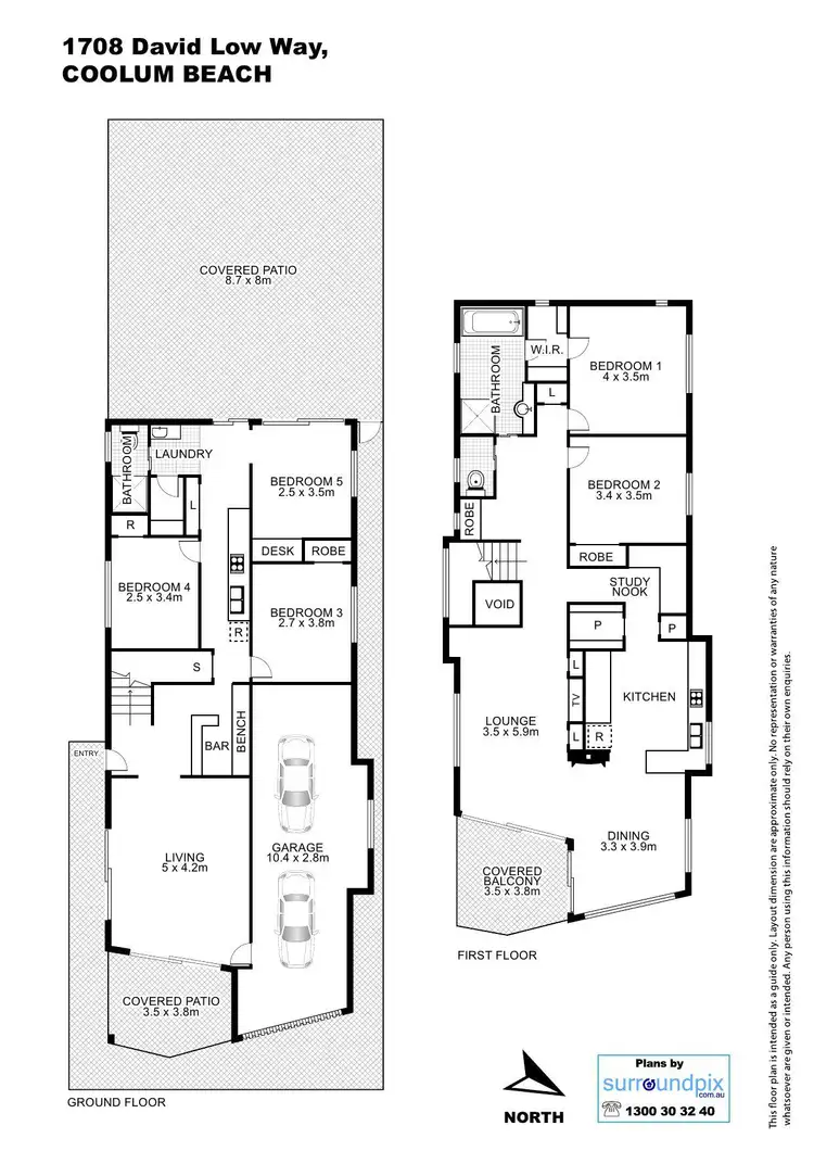 Floorplan of Homely house listing, 1708 David Low Way, Coolum Beach QLD 4573