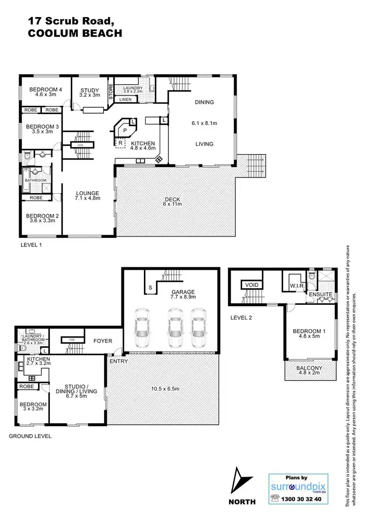Floorplan of Homely house listing, 17 Scrub Road, Coolum Beach QLD 4573