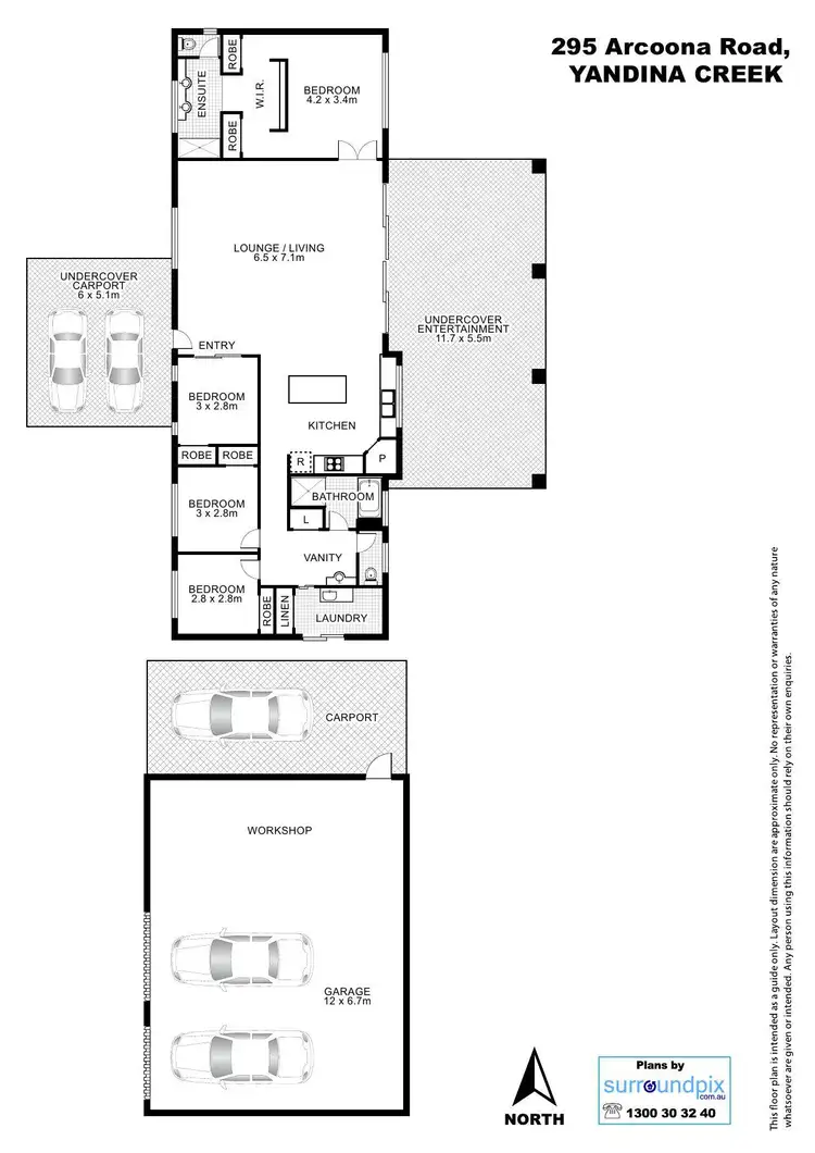 Floorplan of Homely house listing, 295 Arcoona Road, Yandina Creek QLD 4561