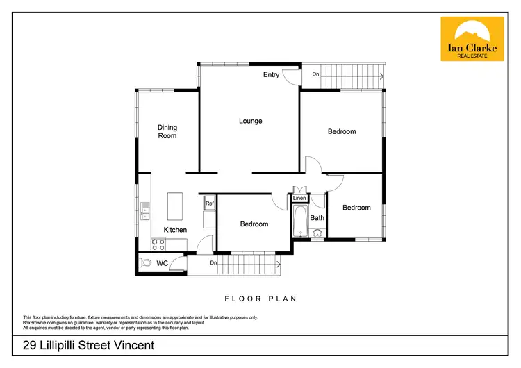 Floorplan of Homely house listing, 29 Lillipilli St, Vincent QLD 4814