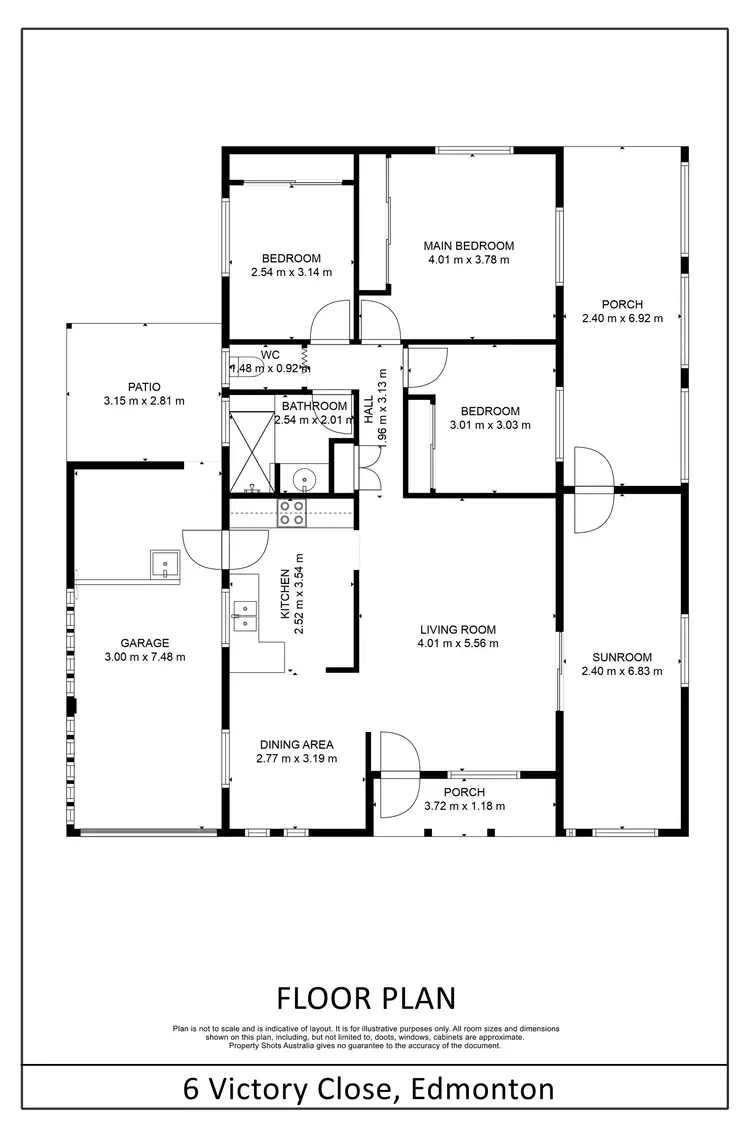Floorplan of Homely house listing, 6 Victory Cl, Edmonton QLD 4869