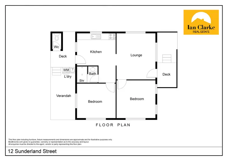Floorplan of Homely house listing, 12 Sunderland St, Garbutt QLD 4814