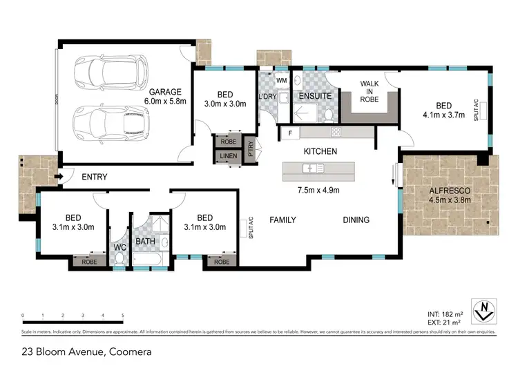 Floorplan of Homely house listing, 23 Bloom Avenue, Coomera QLD 4209