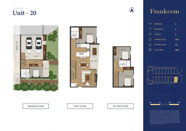 Floorplan of Homely townhouse listing, 20/4 Frankcom St, Blackburn VIC 3130