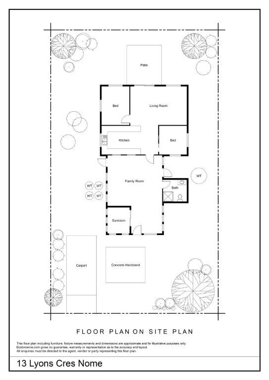 Floorplan of Homely house listing, 13 Lyons Cres, Nome QLD 4816
