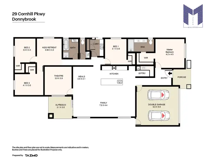 Floorplan of Homely house listing, 29 Cornhill Pkwy, Donnybrook VIC 3064