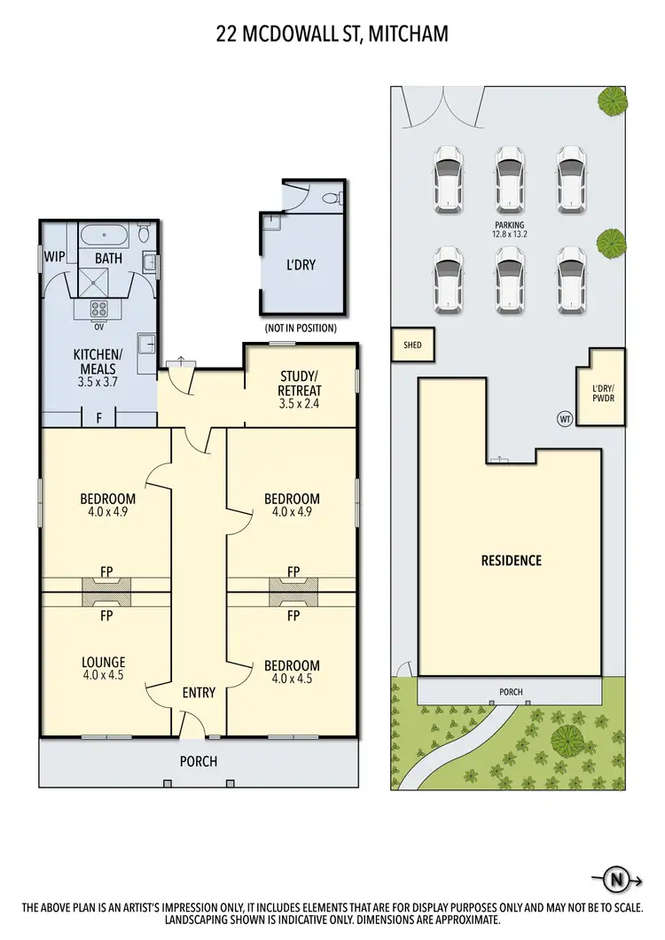 Floorplan of Homely house listing, 22 McDowall St, Mitcham VIC 3132
