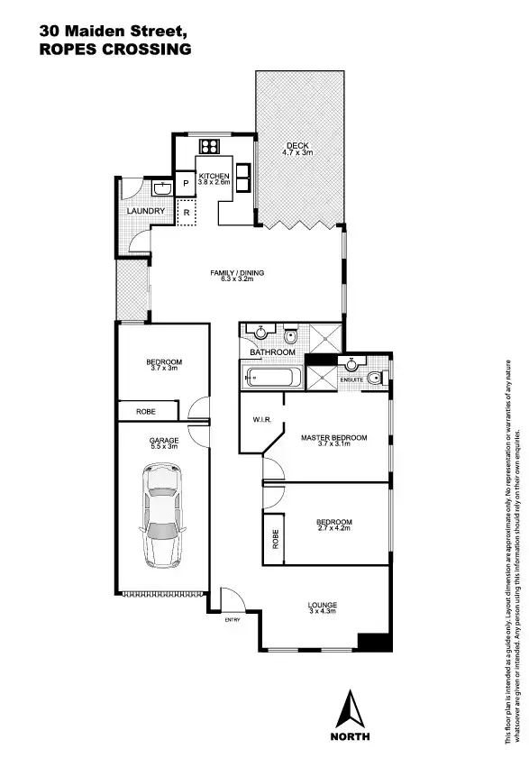 Floorplan of Homely house listing, 30 Maiden Street, Ropes Crossing NSW 2760