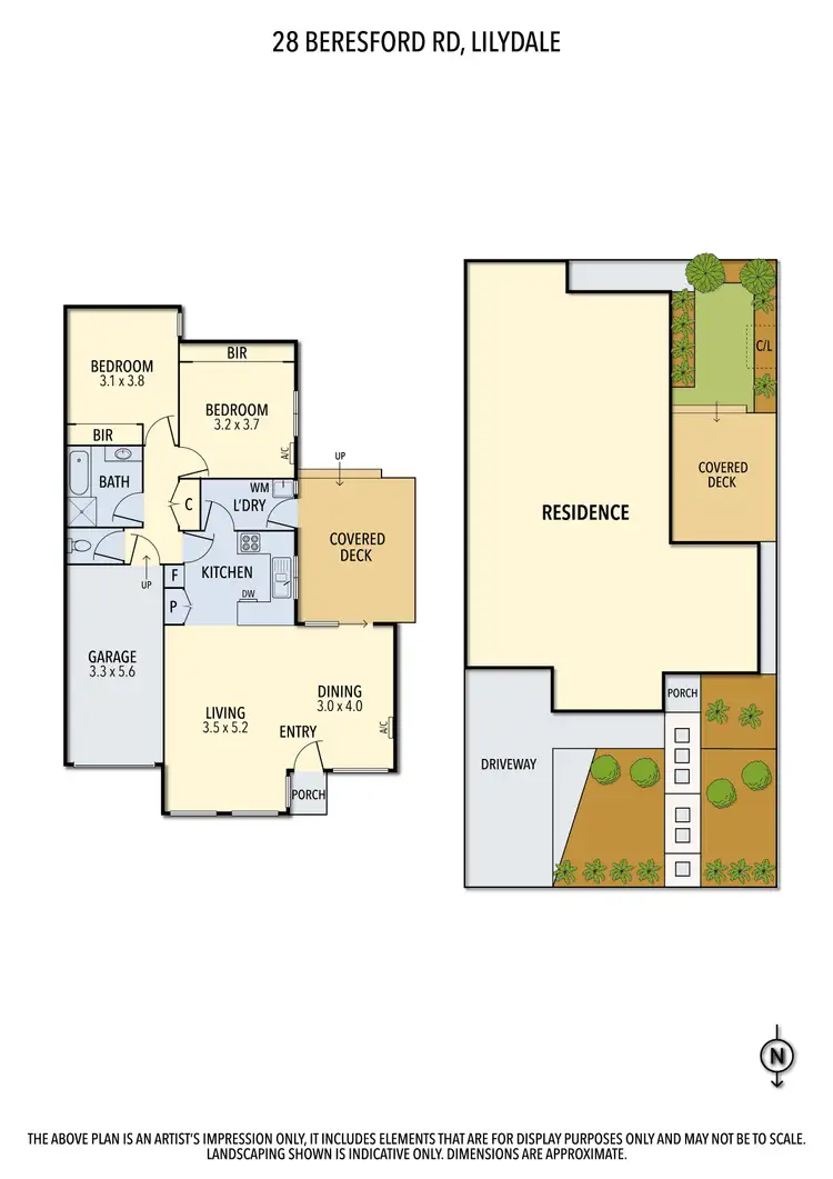 Floorplan of Homely unit listing, 28 Beresford Rd, Lilydale VIC 3140