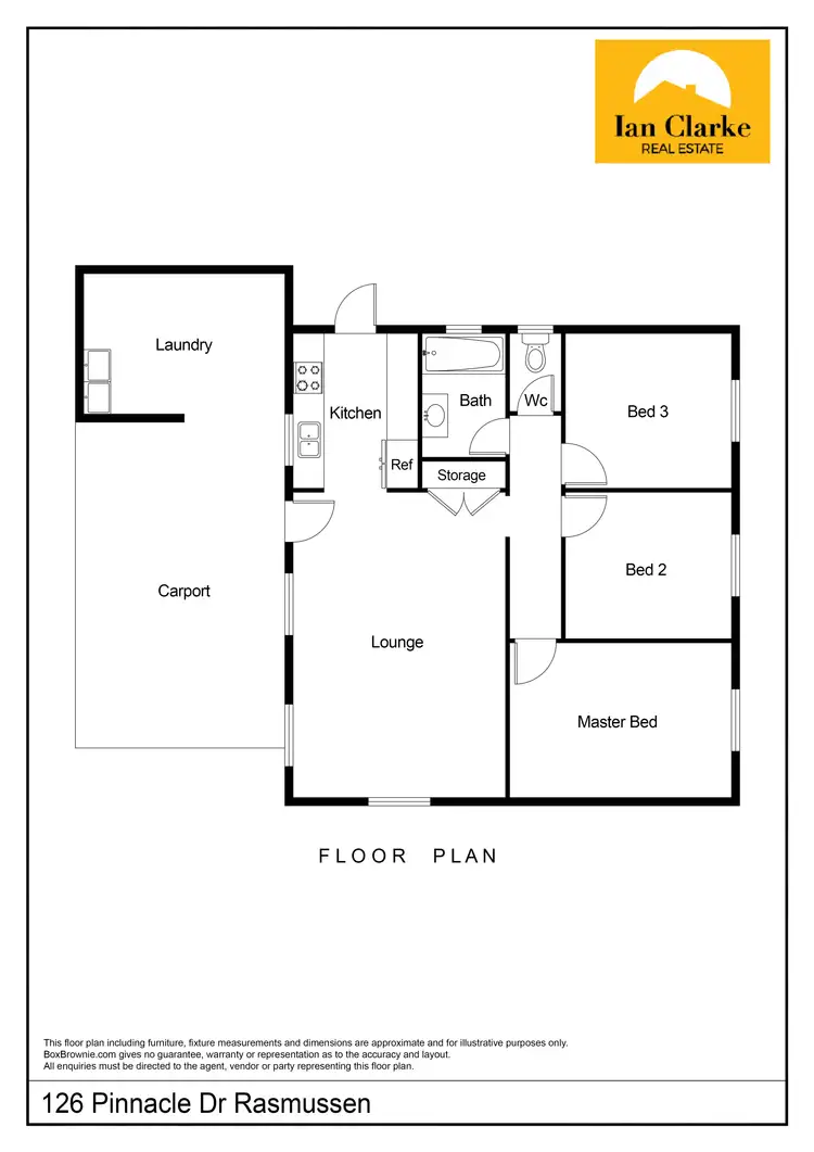 Floorplan of Homely house listing, 126 Pinnacle Dr, Condon QLD 4815