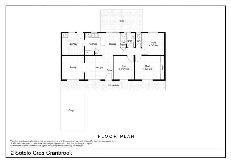 Floorplan of Homely house listing, 2 Sotelo St, Cranbrook QLD 4814