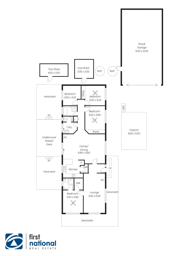 Floorplan of Homely house listing, 1 Williams Street, Wallaroo SA 5556