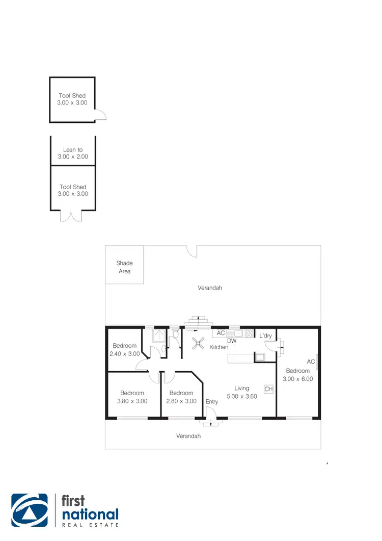 Floorplan of Homely house listing, 10 Downer Rd, Kadina SA 5554