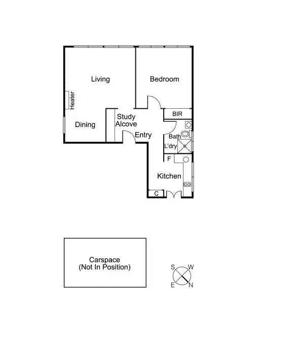 Floorplan of Homely apartment listing, 1/162 Brighton Rd, Ripponlea VIC 3185