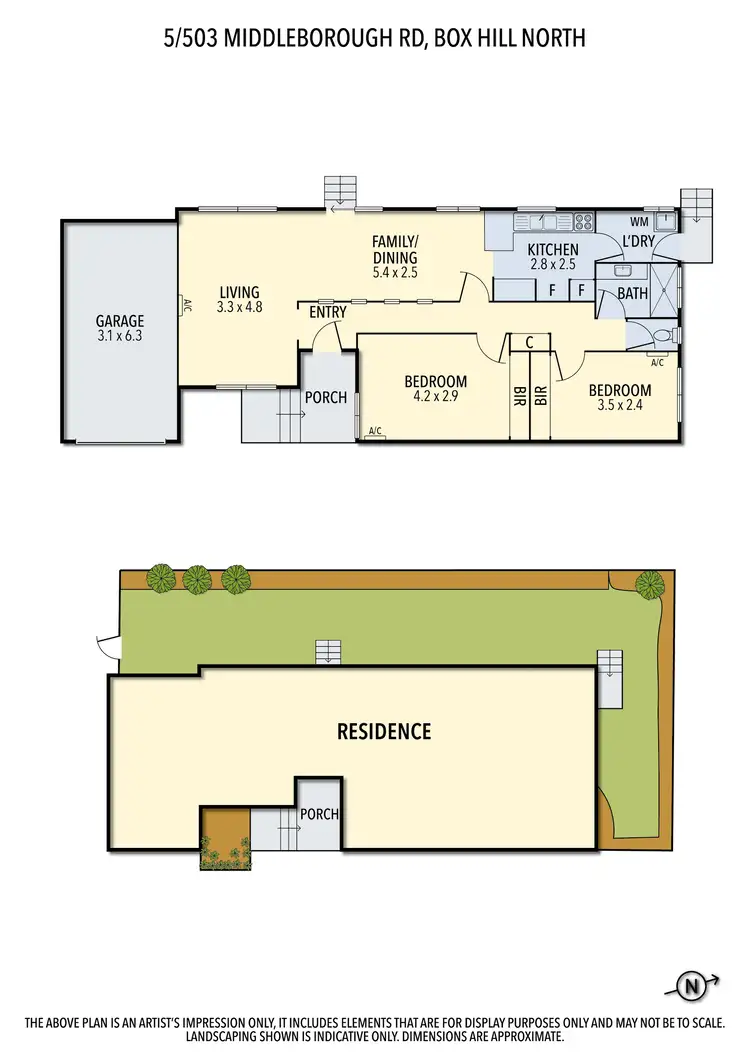 Floorplan of Homely unit listing, 5/503 Middleborough Rd, Box Hill North VIC 3129