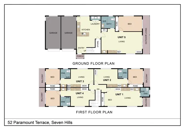 Floorplan of Homely apartment listing, 4/52 Paramount Terrace, Seven Hills QLD 4170