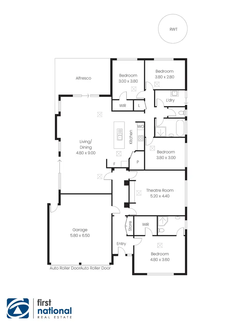 Floorplan of Homely house listing, 8 Woodward St, Moonta Bay SA 5558