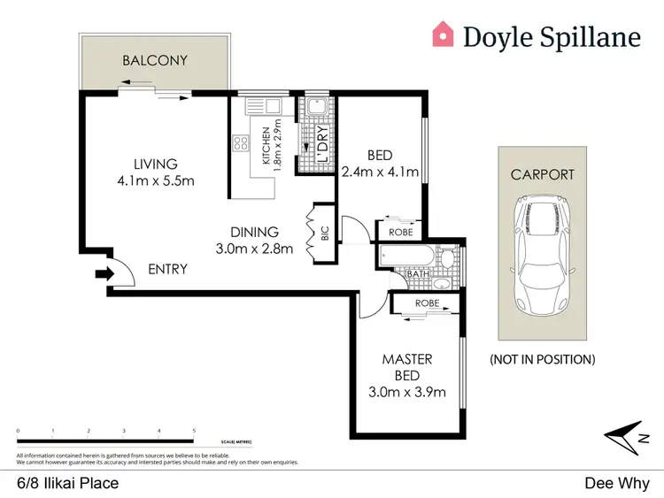 Floorplan of Homely apartment listing, 6/8 Ilikai Place, Dee Why NSW 2099