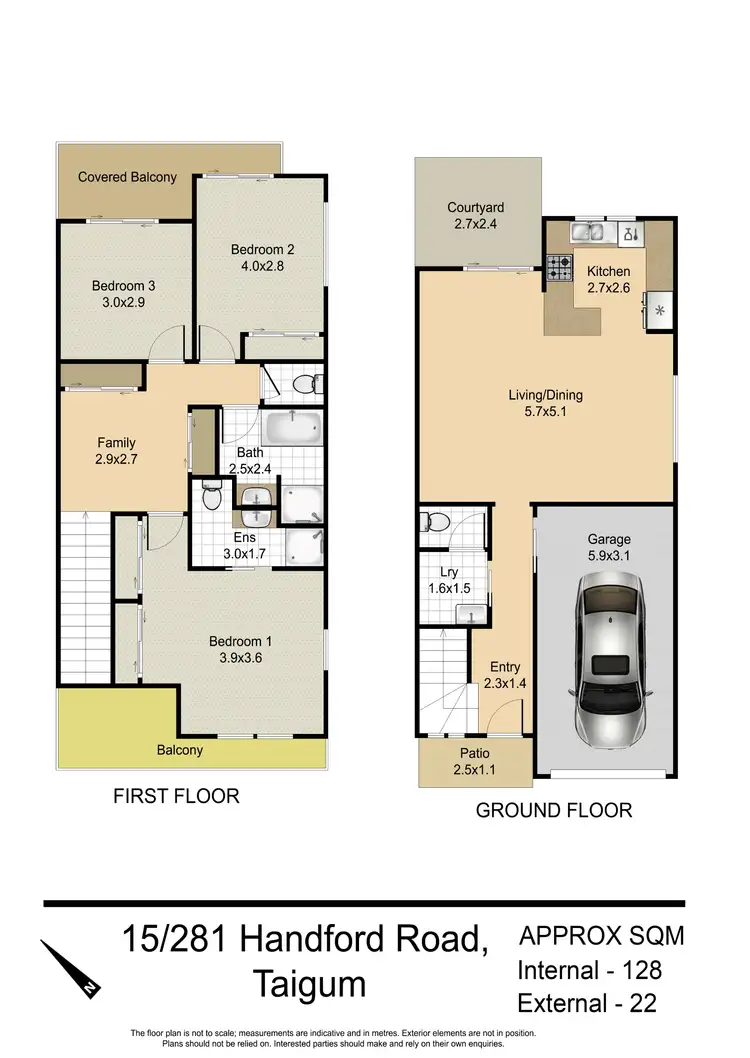 Floorplan of Homely house listing, 15/281-295 Handford Rd, Taigum QLD 4018