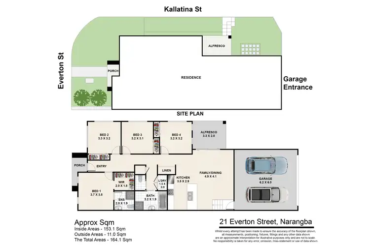 Floorplan of Homely house listing, 21 Everton St, Narangba QLD 4504