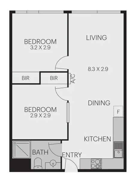 Floorplan of Homely apartment listing, 1810/39 Lonsdale St, Melbourne VIC 3000