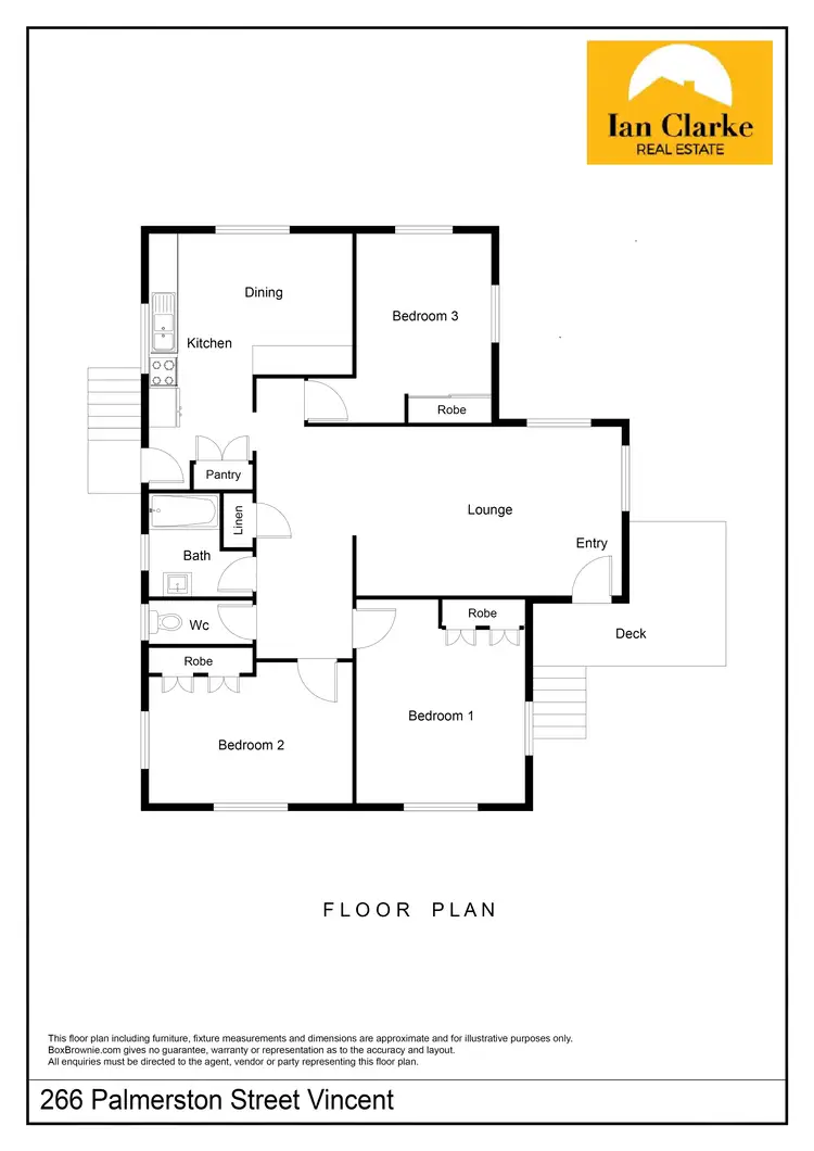 Floorplan of Homely house listing, 266 Palmerston St, Vincent QLD 4814