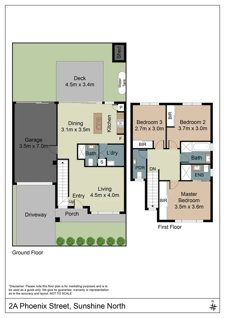 Floorplan of Homely house listing, 2A Phoenix Street, Sunshine North VIC 3020