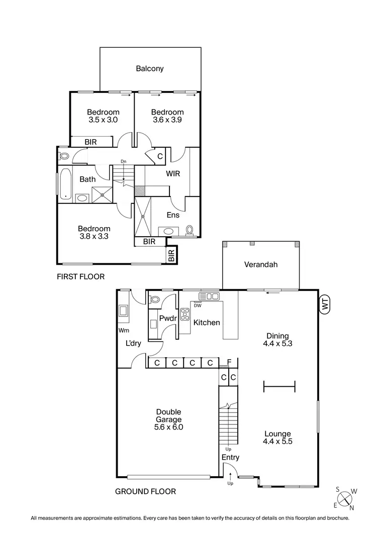 Floorplan of Homely townhouse listing, 6/35 Wonga Rd, Ringwood North VIC 3134