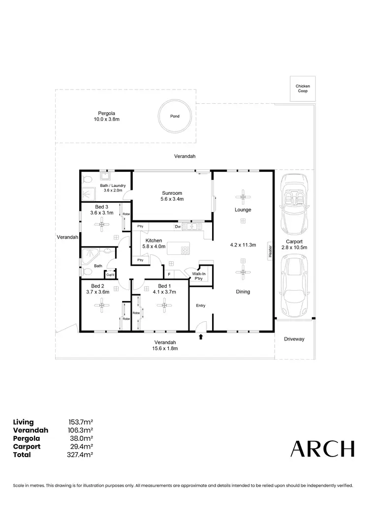 Floorplan of Homely house listing, 3 Cleland Ct, Willaston SA 5118