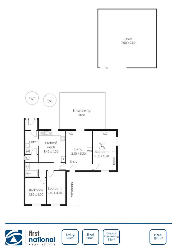 Floorplan of Homely house listing, 20 Everard St, Bute SA 5560