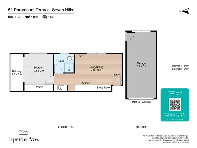 Floorplan of Homely apartment listing, 3/52 Paramount Terrace, Seven Hills QLD 4170
