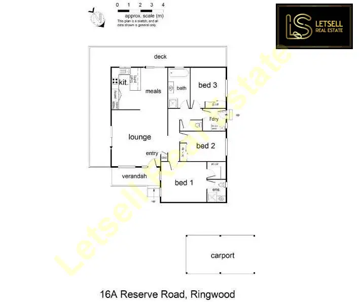 Floorplan of Homely house listing, 16A Reserve Rd, Ringwood VIC 3134