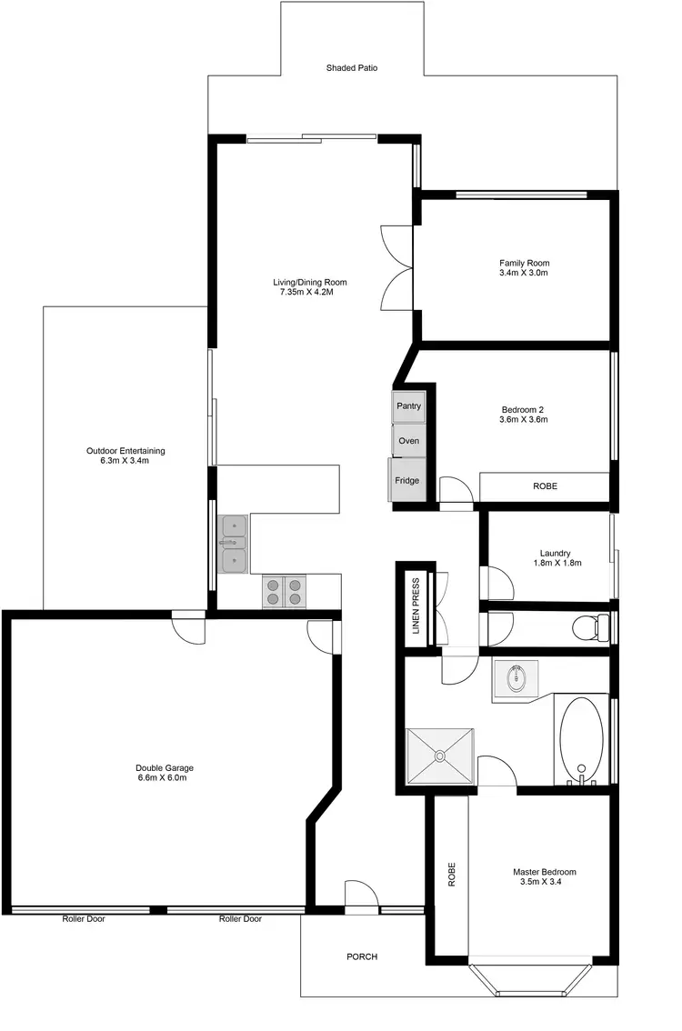 Floorplan of Homely house listing, 4 Yarnbury Rd, Elizabeth North SA 5113