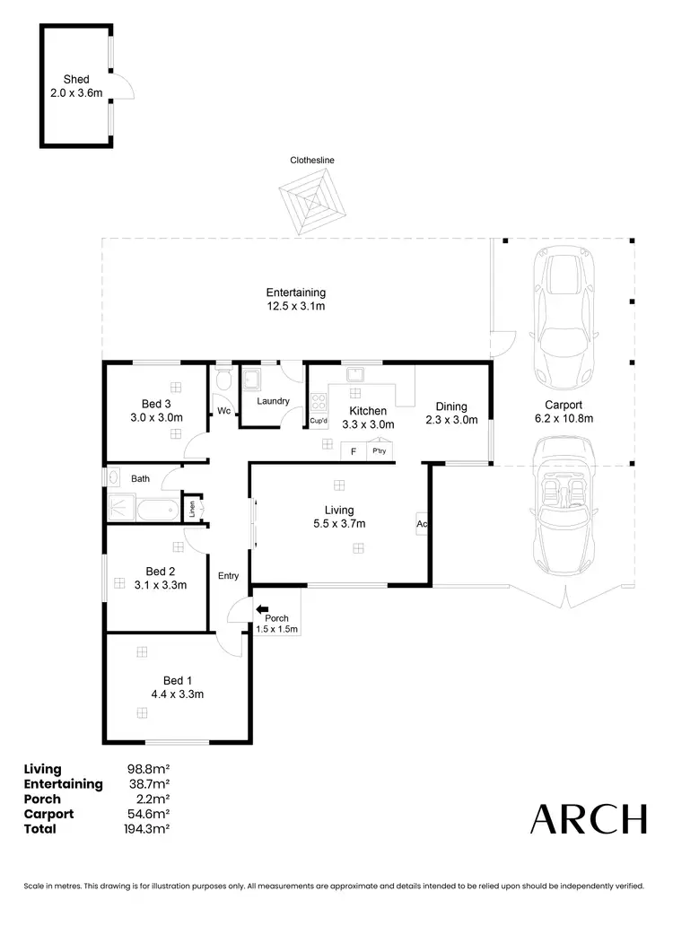 Floorplan of Homely house listing, 14 Liverpool Cres, Salisbury East SA 5109