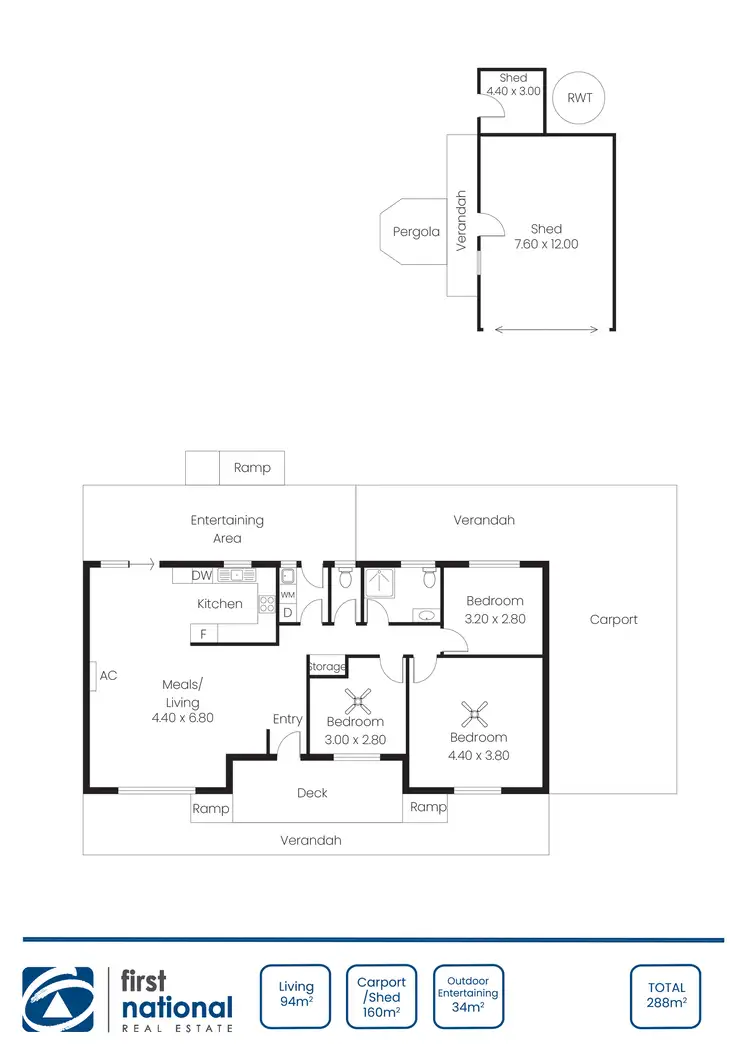 Floorplan of Homely house listing, 1 Woodward St, Moonta Bay SA 5558
