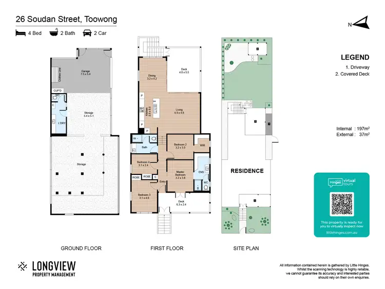 Floorplan of Homely house listing, 26 Soudan St, Toowong QLD 4066