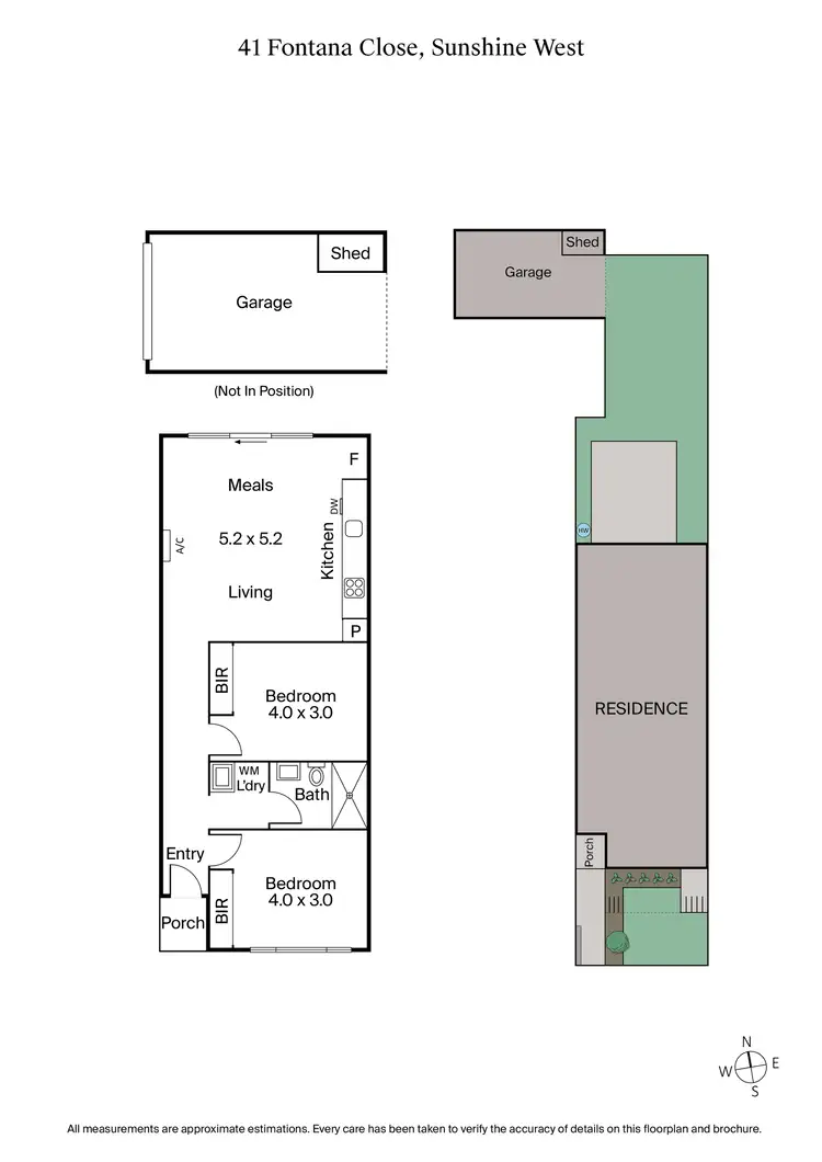 Floorplan of Homely townhouse listing, 41 Fontana Cl, Sunshine West VIC 3020
